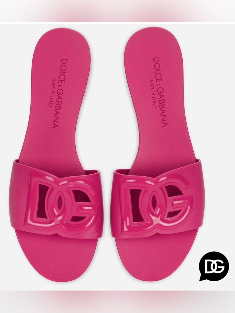 Dolce & Gabbana rubber sliders